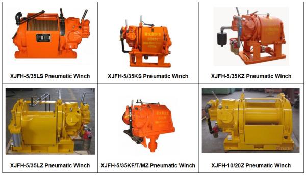 Buy cheap Piston Type Pneumatic Winches Smooth Running 0.6-0.8 MPa For Oilfield Fields from wholesalers