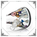 Wholesale Art Bong 7MM Glass Cool Smoking Pipes Rick And Morty On Glass Water