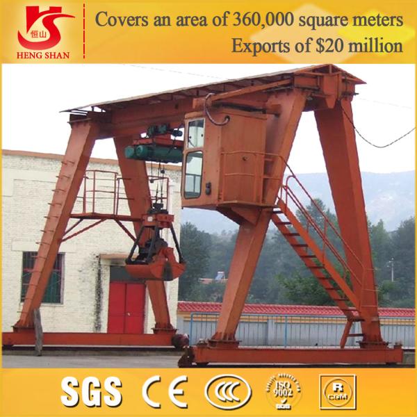Buy cheap 20Ton Double Girder Crane Grab Bucket Overhead Crane from wholesalers