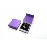 Buy cheap Fashion Paper Earring Jewelry Box , Handmade Jewellery Presentation Boxes With Logo Printed from wholesalers