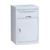 Buy cheap ABS Medical Bedside Table Adjustable Bedside Table Cabinet White from wholesalers