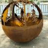 Buy cheap Heavy Duty Rustic Red Corten Steel Fire Bowl Fuel Type Wood / Gas / Propane Wood Burning from wholesalers