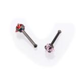USA Popular Fashion Cubic Zircon Prong Set Labret Piercing Studs