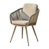 Buy cheap Balcony Cafe Tea Table And Chair Set PE Rattan And Waterproof Aluminum from wholesalers