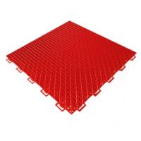 Buy cheap Unilaminar Interlocking Plastic Floor Tiles Glueless Easy Convenient Installation product