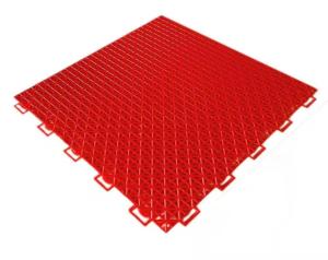 China Unilaminar Interlocking Plastic Floor Tiles Glueless Easy Convenient Installation on sale