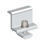 Commercial Solar Panel End Clamp Adjustable Photovoltaic End Clamp ISO9001