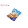 Buy cheap Three Side Sealed Stand Up Pouches For Food Packaging With Euro Hole Zipper from wholesalers