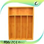 Buy cheap Kitchen tableware expandable bamboo cutlery tray from wholesalers