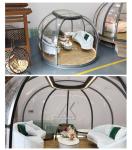 3.5X5m Ellipse Glamping Geodesic Dome House Aluminum Profiles For Homestay