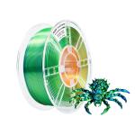 High-Speed 3D Printer Filament Silk Tri-color Yellow Blue Green PLA+ Filament