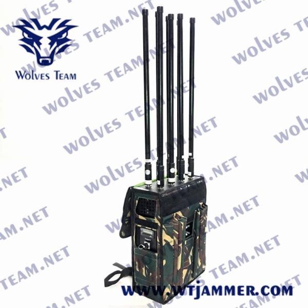 Buy cheap High Power Waterproof Outdoor Portable VIP Protection Defence RF GPS WIFI Signal UAV Drone Jammer from wholesalers