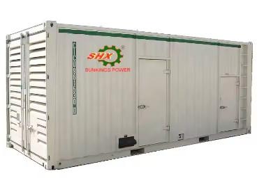 1000KVA Diesel Generator Set Silent Type Container 800KW Power Electric Genset