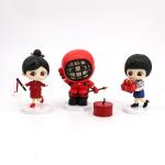 ODM Cartoon Figures Toys , 3D Print Vinyl Toy 10cm Height ISO 9001 Certified