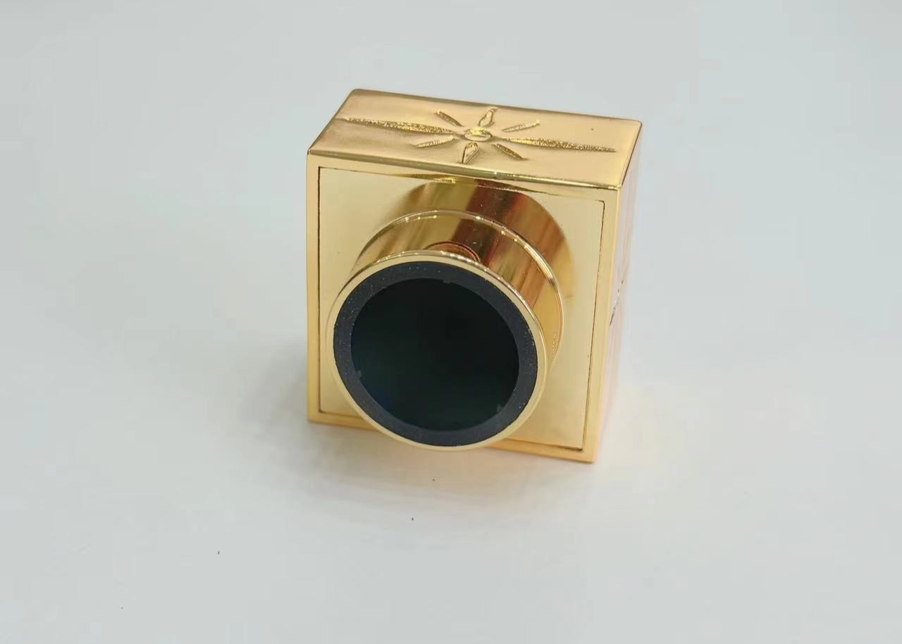 No Mould Fee Customized Zamak Perfume Caps For Standard Bottle Neck Sizes