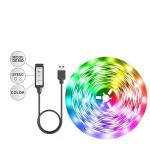 RGB Color Temperature 15m Strip Light Set Support Dimmer CCT RGB 5V SMD 5050 LED