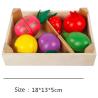 Buy cheap Montessori Kitchen Pretend Toy For Children Cutting Fruit Vegeta from wholesalers