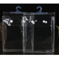 Buy cheap Customized Clear PVC Bag / PVC Hook Bag , Hanger Bag For Underwear Pack OEM product