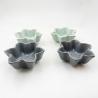 Buy cheap Wholesale Custom Restaurant Cutlery Snowflake Shaped Ceramic Material Dish Plate Dipping Bowls Set Porcelain Soy Sauce from wholesalers
