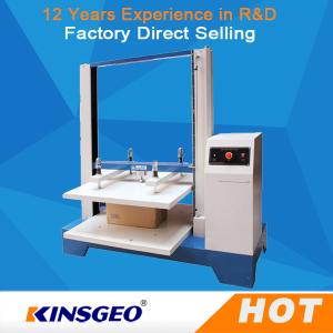 Buy cheap 550kg Computer Package Testing Equipment , Automatic Carton Compression Tester with One Year Warranty from wholesalers