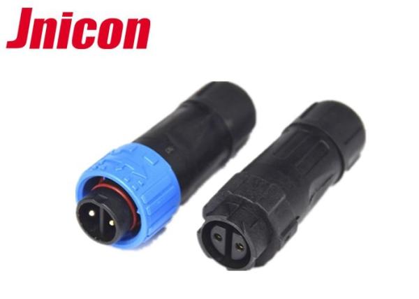 M16 Outdoor Waterproof Male Female Wire Connectors IP67 Male Female 2 Pin Push