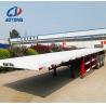 Buy cheap General Cargo Carrier Flatbed Semi Trailers 3 Axles Detachable Sidewall from wholesalers