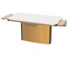 Buy cheap Double Handle Adjustment Brass Bathroom Basin Faucet / Waterfall Bath Taps from wholesalers