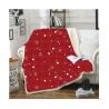 Buy cheap Christmas Customized Printed Sherpa Throw Soft Cozy Plush Fleece Blankets for Sofa Bedding Winter from wholesalers