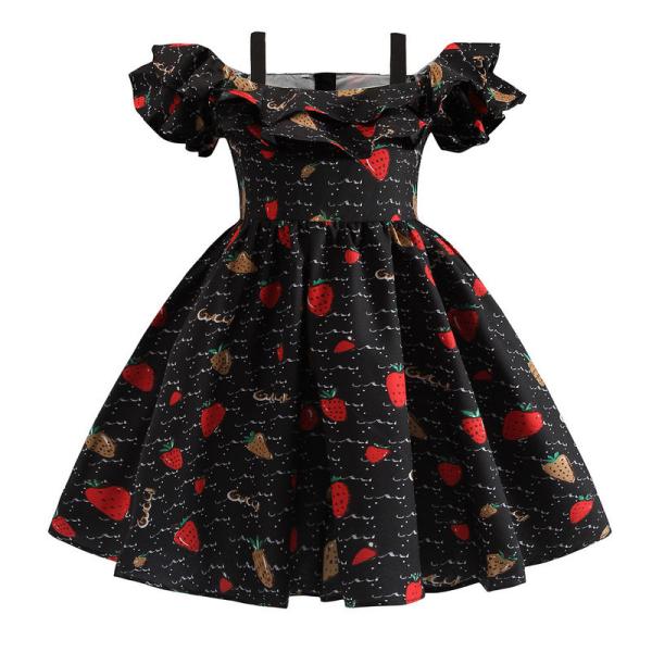 Buy cheap Summer Printed Flower Ruffle Princess Dress Frock Full Sleeve Pleated Retro Style from wholesalers