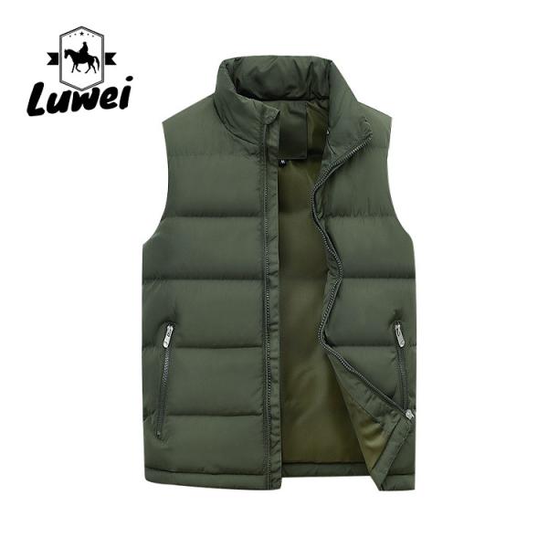 Buy cheap Padding Bubble Puffer Vest Outdoor Utility Zip Up Cotton Sleeveless Quilted from wholesalers