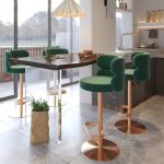High Rebound Sponge Breakfast Bar Stools For Cafe / Kitchen / Hotel