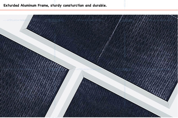 MERV 5 Washable Pleated Air Filters Nylon Mesh Panel For Return Air Louver