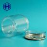 Buy cheap Transparent Airtight Plastic Cans Peanuts Wide Mouth Pet Round Ring Pull Eoe With Screw Cap from wholesalers