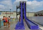 Buy cheap High Speed Rainbow Water Slide For 360 Riders Per Hour / Water Play Equipment from wholesalers
