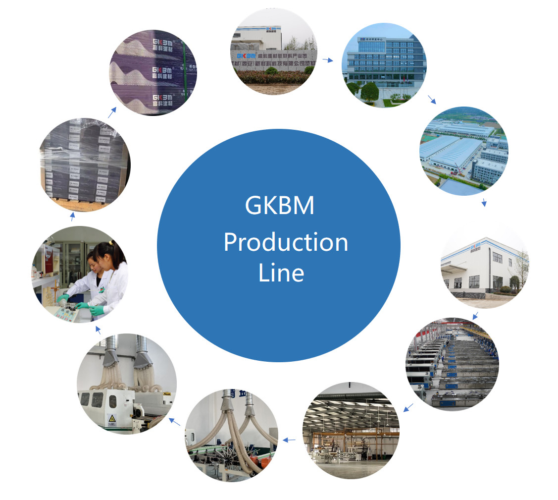 0.3mm Stone Plastic Composite Flooring Slip Resistant GKBM DP-C82237
