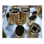High Efficiency Stainless Steel Exhaust Pipe Golden Rainbow Color PVD Vacuum