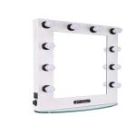 White 10 Bulbs Makeup Vanity Mirror , Hollywood Vanity Mirror With Led Lights