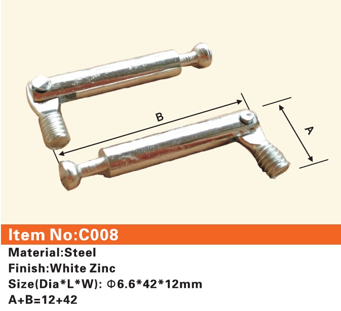 C008 Furniture connecting fittings:Steel bolt
