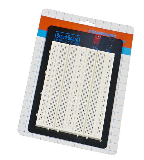 Buy cheap ABS Plastic White Solder Breadboard 1380 Tie Points Without Color Printed from wholesalers