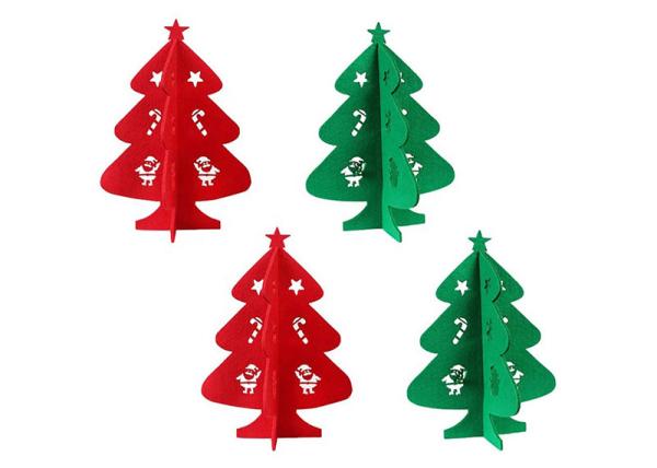 Buy cheap DIY Educational Xmas 18CM 3d Felt Christmas Tree Toy For Kids from wholesalers