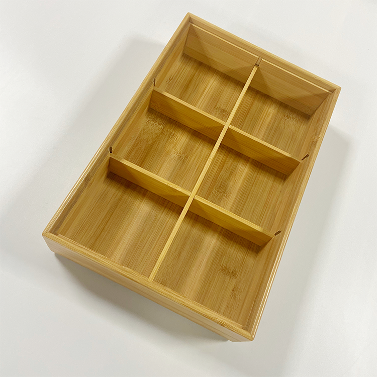 Sustainable Bamboo Storage Box Organizer For Jewllery Condiment