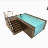 Buy cheap Acrylic Non-Yellowing Piscina Prefabricada 30 for Outdoor Luxury Above Ground Pools from wholesalers