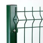 Decorative Garden Village 2D Curvy 3d Welded Wire Fence Corrosion Protection