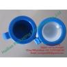 Buy cheap Durable Plastic Return Teat Dip Cup With Blue Color Cover , Single-Top Molding from wholesalers