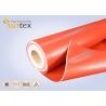 Buy cheap Fireproof High Temperature Retardant Plain Woven Chemical Resistance Waterproof Silicone Rubber Coated Fiberglass Fabric Cloth from wholesalers