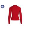 Buy cheap Quarter Zip Womens Knit Pullover Sweater Soft Stand Collar Ribbed Plain Garment from wholesalers