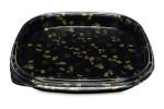 Square Sushi Blister Take Out Meal Box Disposable Plastic Packing With Printing