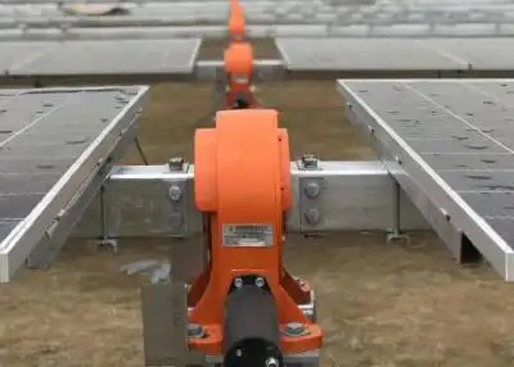 5kw Single Axis Solar Tracker Slew Drive 1 Axis Solar Tracking System