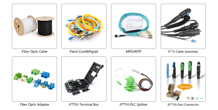 3m Yellow Fiber Optical Patch Cord FC SC LC ST APC UPC Single Mode