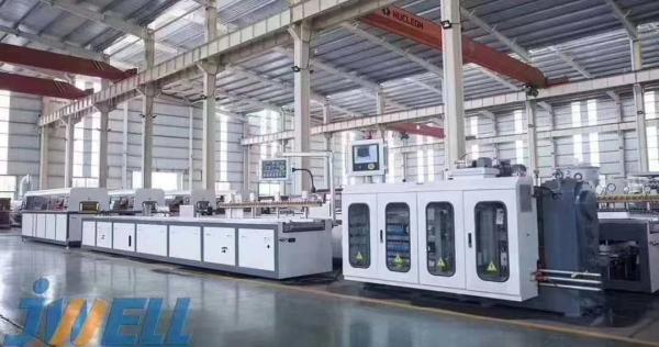 Quality JWELL Wood Plastic Plate Door Window Making Machine PE PP PVC WPC Profile Extrusion Line for sale